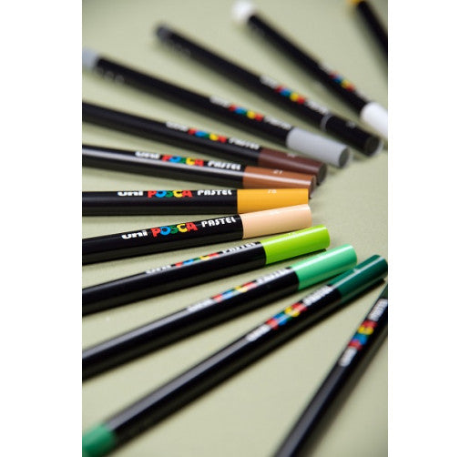 Posca KPA-100 24C voštane pastele, set, miks boja