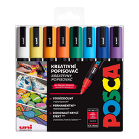 Posca set markera PC-5M, 1,8 – 2,5 mm, mix boja (16 kom)