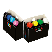 Posca PCM-22 8C MOP´R set markera, 3 – 19 mm, miks boja (8 kom)