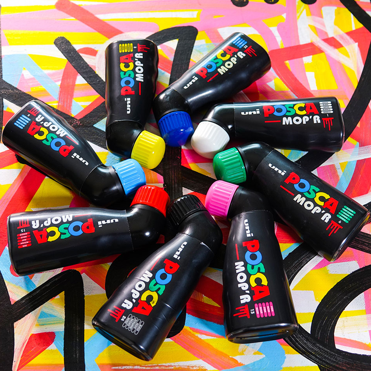 Posca PCM-22 8C MOP´R set markera, 3 – 19 mm, miks boja (8 kom)