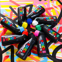 Posca PCM-22 8C MOP´R set markera, 3 – 19 mm, miks boja (8 kom)
