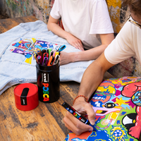 Posca kombinirani set markera u limenoj kutiji – 13 kom (PC-3M, PC-5M, PC-5BR)