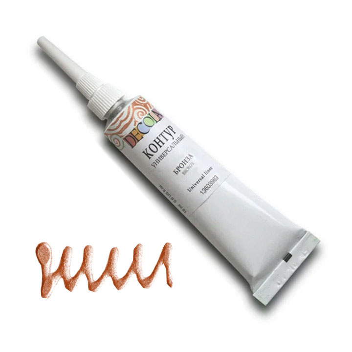 Univerzalna konturna boja Decola 18 ml – 963 brončana