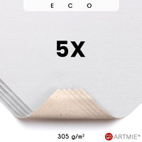 Uzorci EKO slikarskog platna ARTMIE - 5 kom | različite dimenzije — slika 1