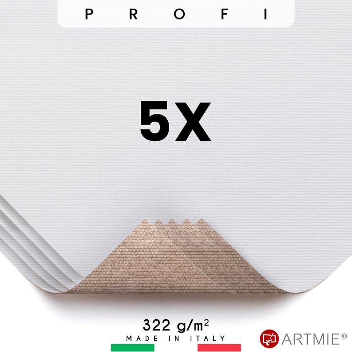 Uzorci slikarskog platna ARTMIE Profi - 5 kom | različite dimenzije — slika 2