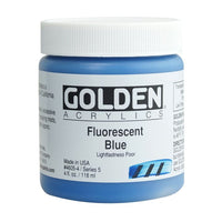 Akrilna boja GOLDEN Heavy Body Fluorescent 118 ml – 4605 plava