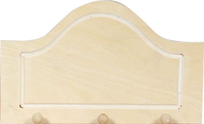 Vješalica, lučna, gumbi 15,5 cm – mali ( 3 ) 25 x