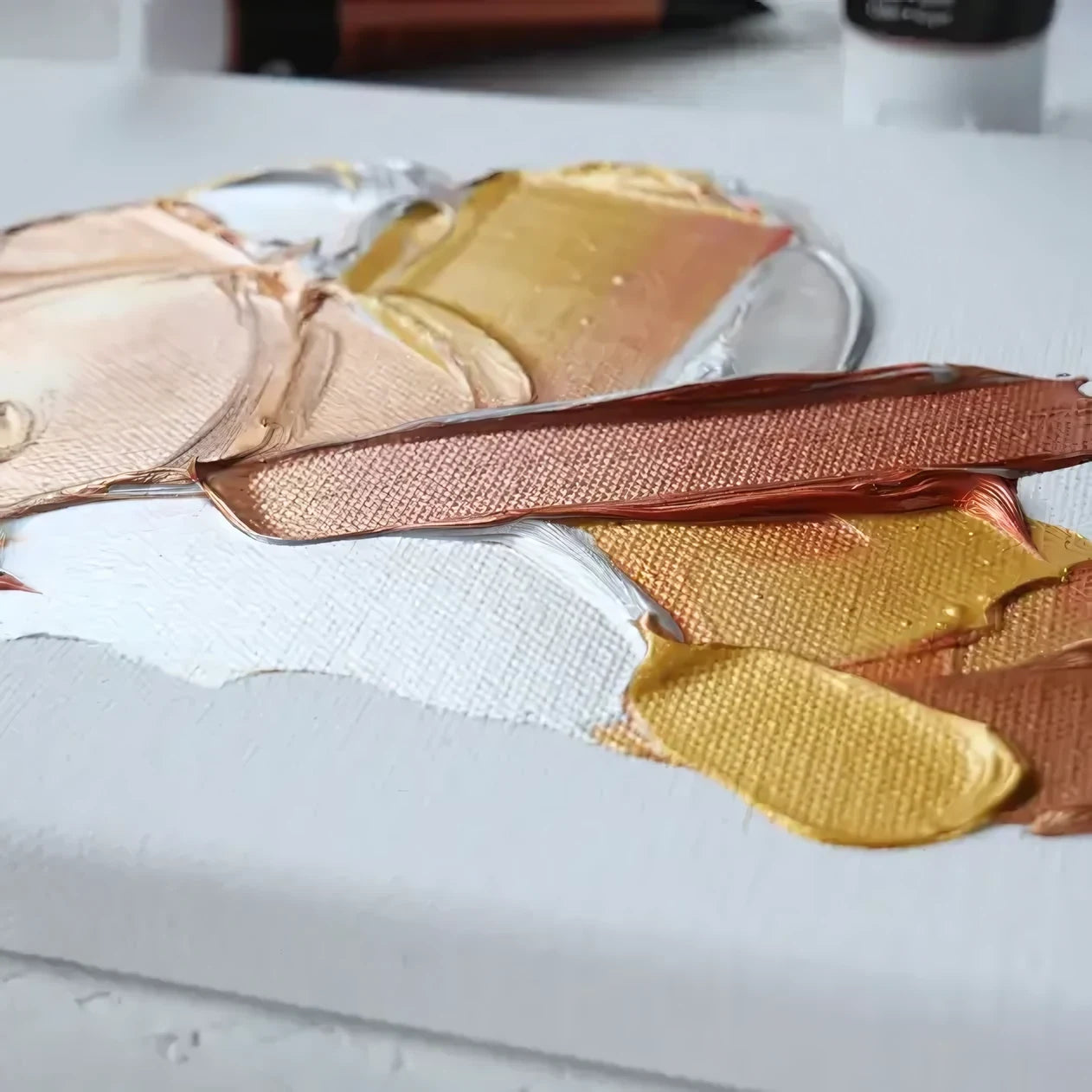 Set metalik akrilnih boja El Greco — 4 × 75 ml