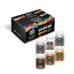 ACRYL PRO set metalnih akrilnih boja