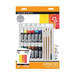 Daler Rowney set akrila s dodacima 25 kom