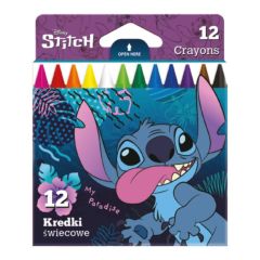 Disney Stitch okrugle voštane bojice, 12 komada