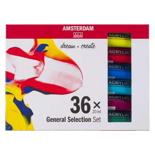 Set akrilnih boja AMSTERDAM dream and create 36 x 20 ml