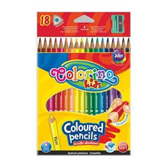 Trokutaste Colorino bojice s šiljilom, 18 pak